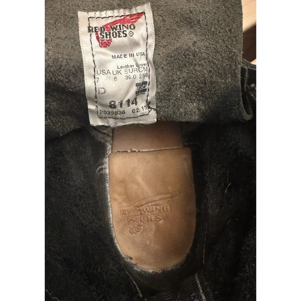 Red Wing 8114 Iron Ranger Black Leather 6
